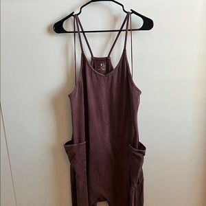Free People Plum Jumpsuit with Pockets